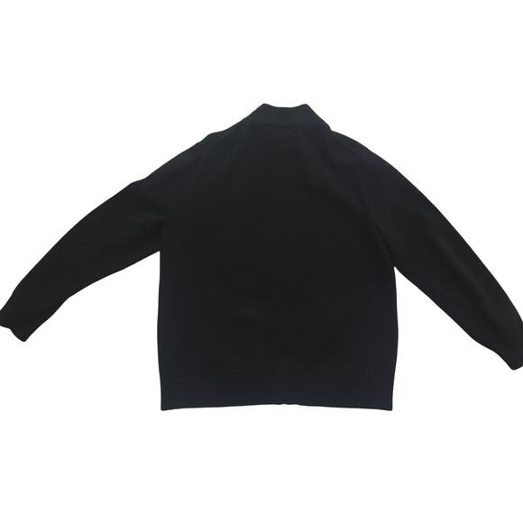 Men's Sox L.L. Bean Heavy Cotton Sweater Black - Picture 7 of 7